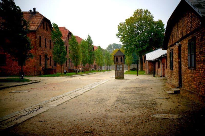 Auschwitz gate house