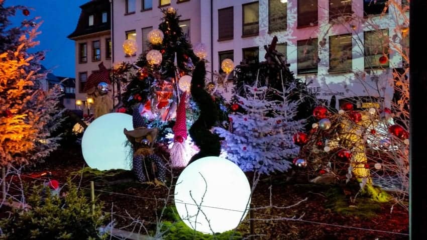 christmas scene in Colmar