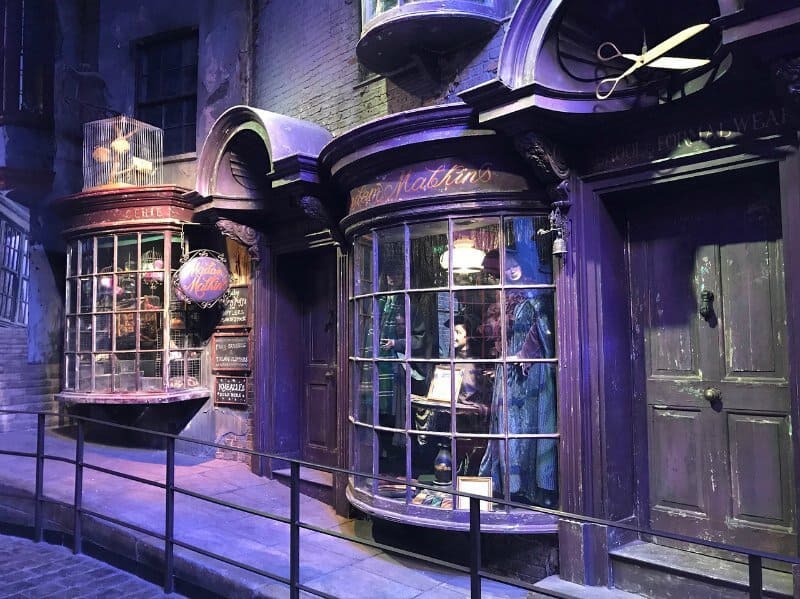 Harry Potter-themed merchandise displayed at a store in Tokyo, Japan
