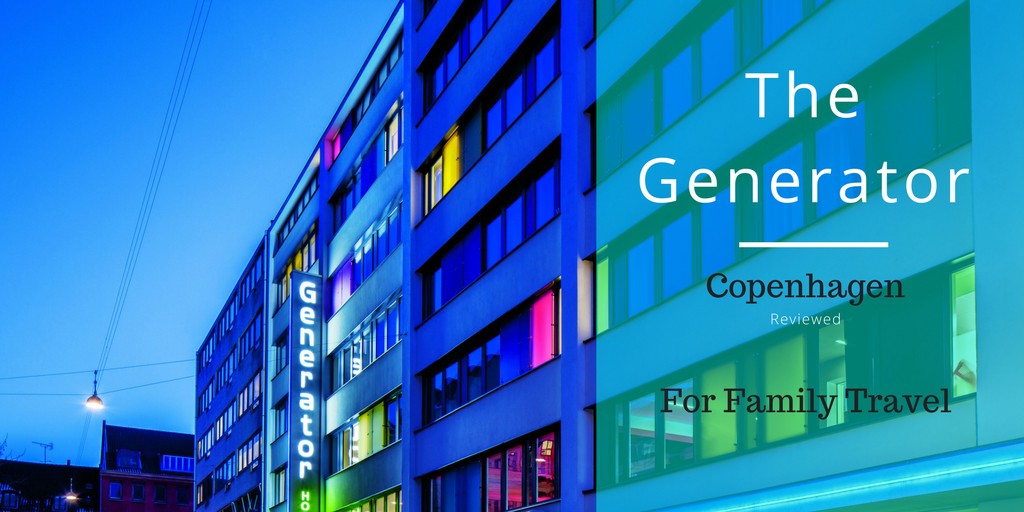 The outside of the generator hostel in Copenhagen