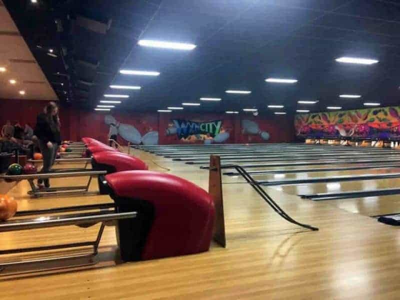 The bowling lanes at Wyncity Morwell in the latrobe valley. Image courtesy of WYNCITY
