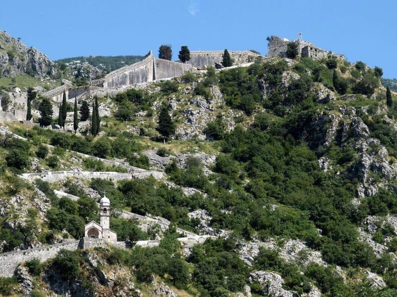 A view of Kotor Fortress