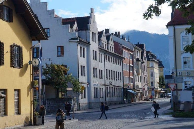 Fussen Germany main street