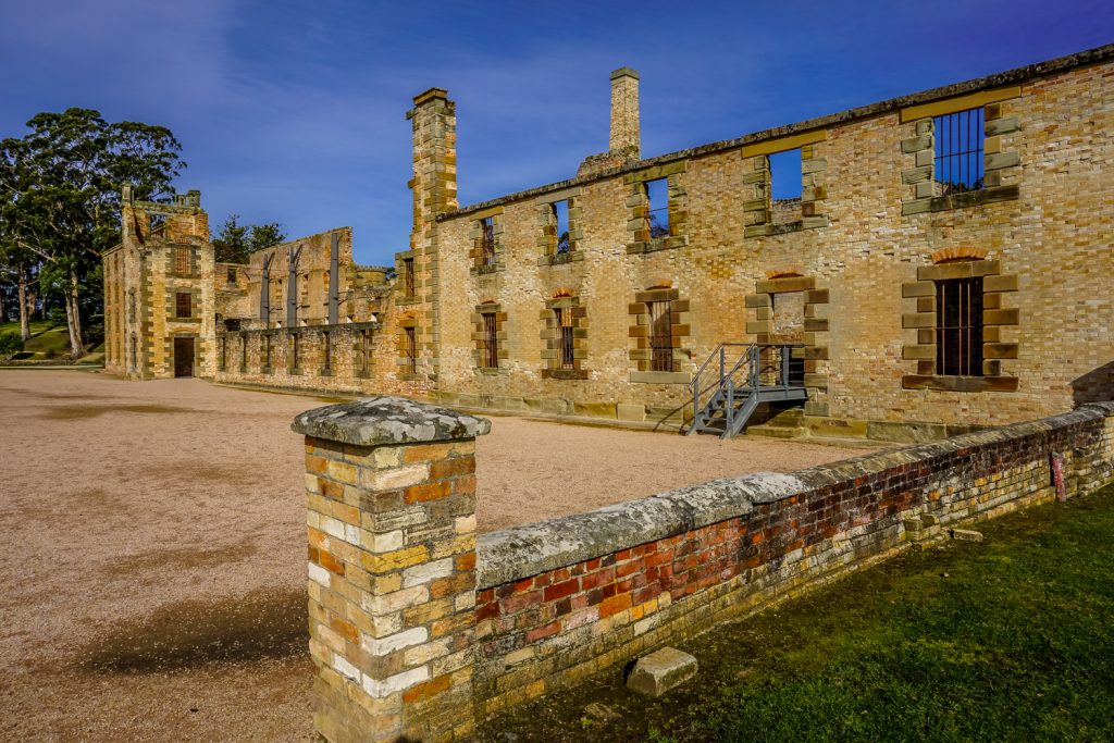 The ruins of the Port Arthur Prison are haunting