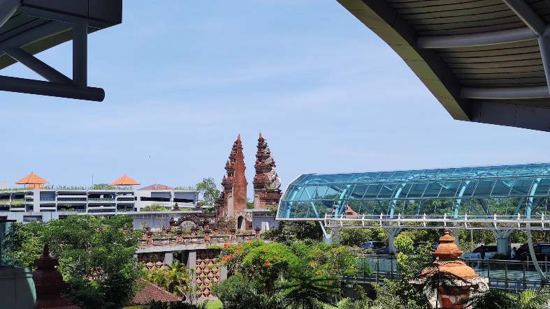 the view from Bali airport