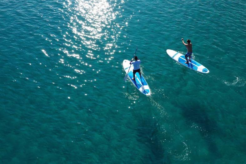 paddleboarding in Bali
