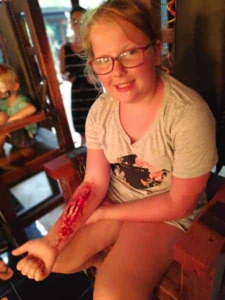 make up done at Frankensteins