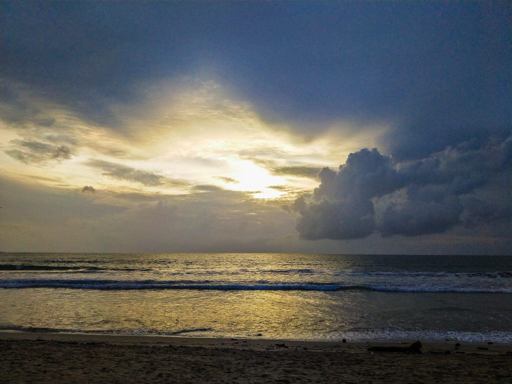 sunset at Kuta