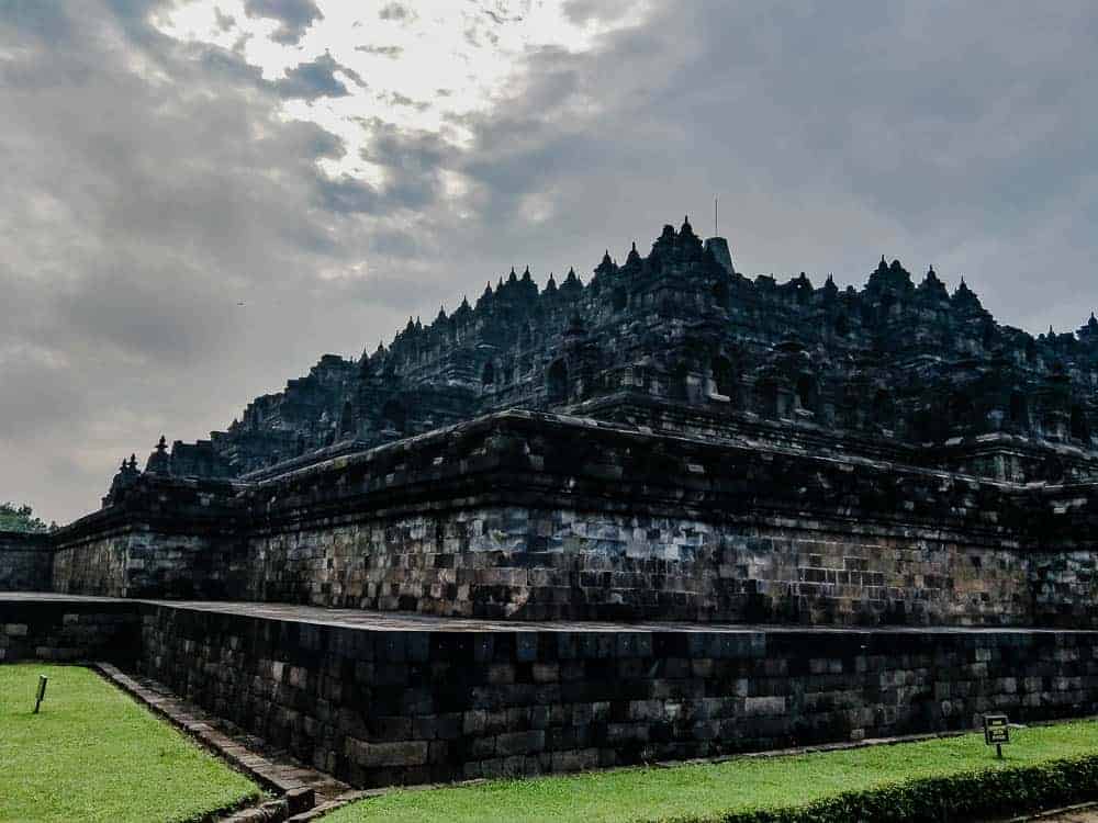Base of Borobudur temple