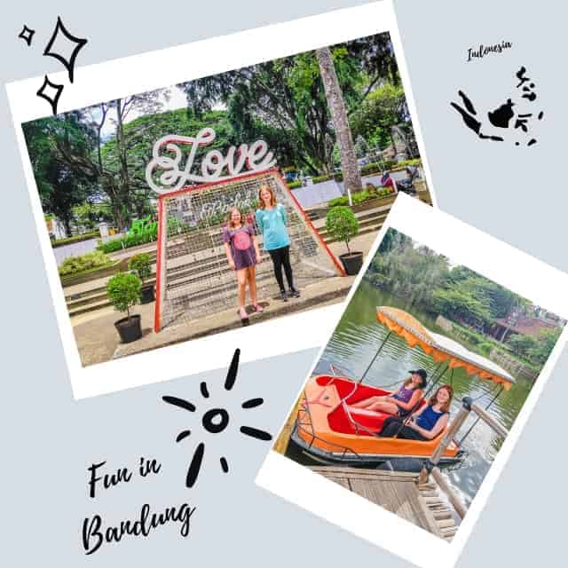 kids fun on a Bandung trip