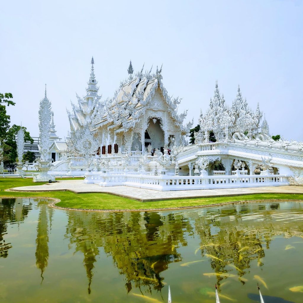 The white temple in Chiang Mai