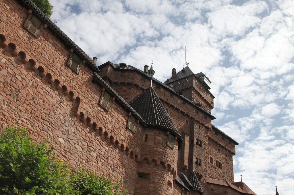 chateau in the hills of Alsace