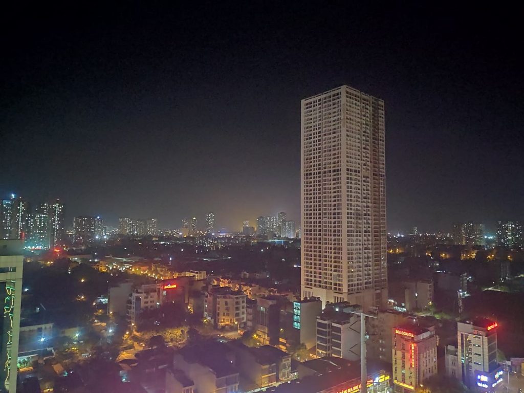 the lights of Hanoi from Wyndham Garden