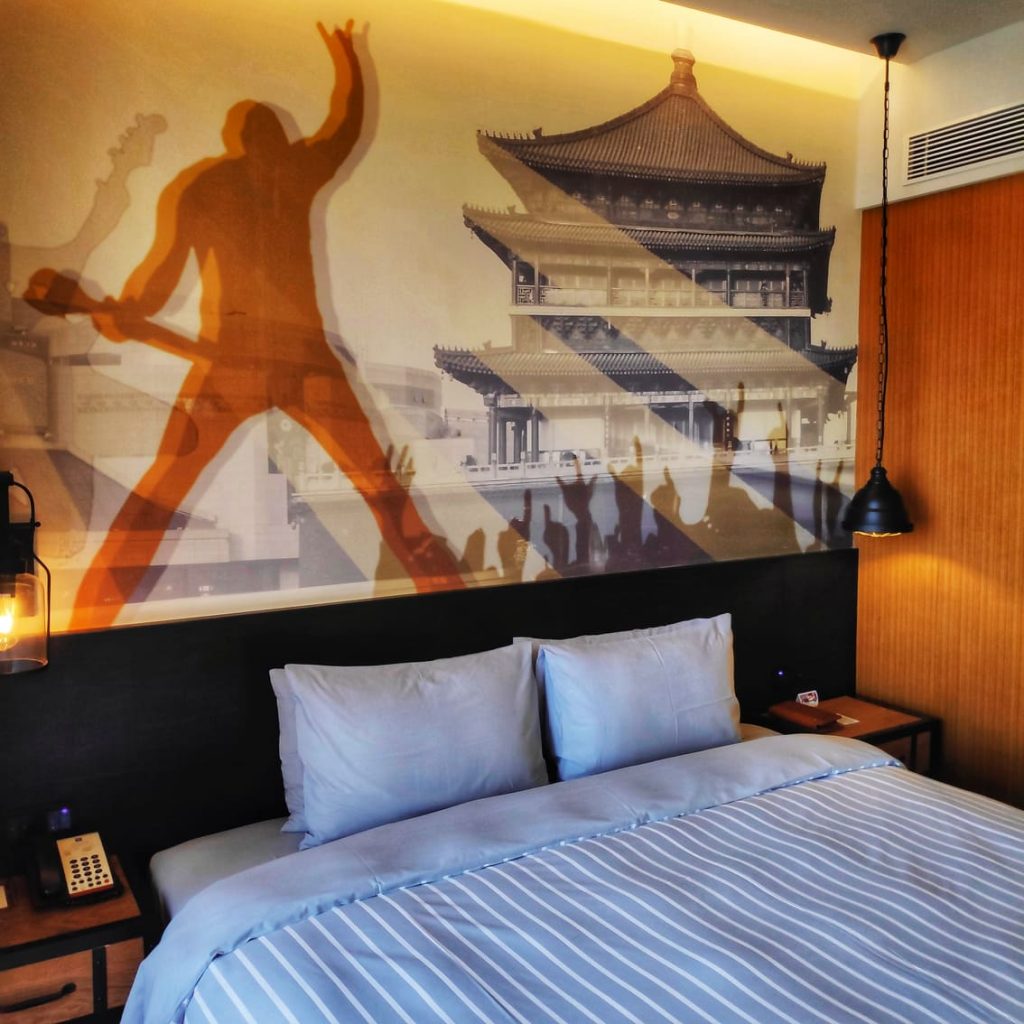 Bedroom at tryp hotel in Xian