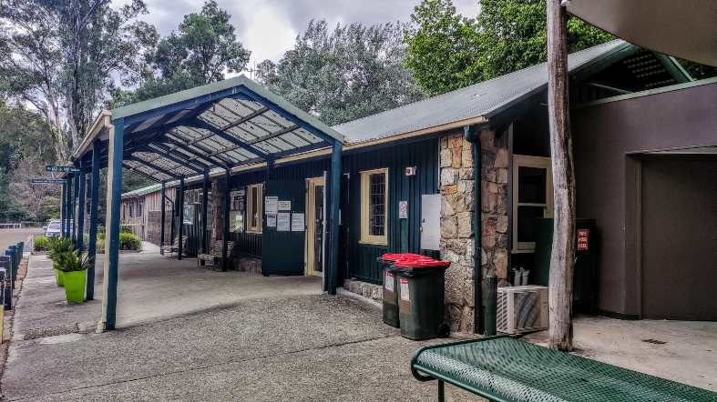 the parks victoria office at Buchan Caves Gippsland