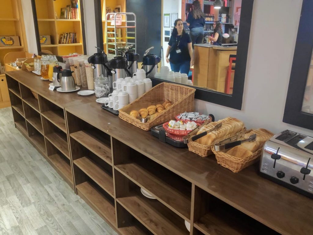 The 4.95 breakfast that you are able to purchase when you stay at the YHA Central London