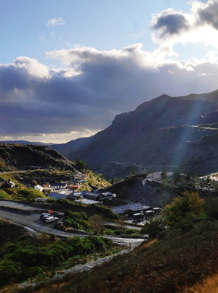 The View of Llechwedd slate Mibe