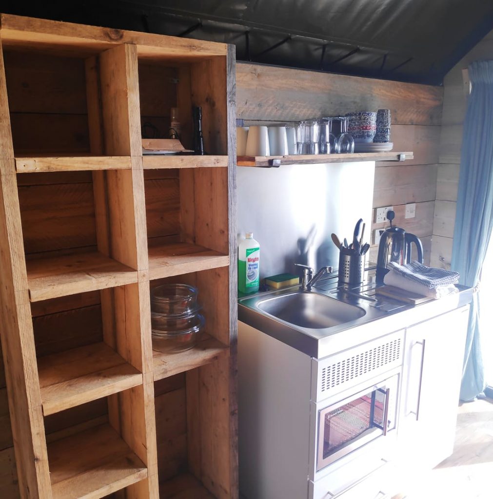Glamoing kitchen at Llechwedd