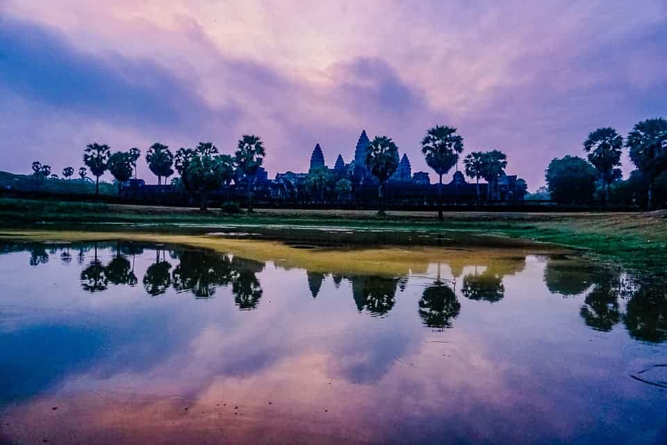 sunrise at Angkor Wat