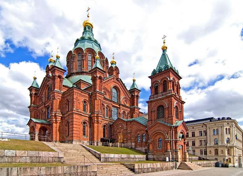 a cathedral in helsinki Finland