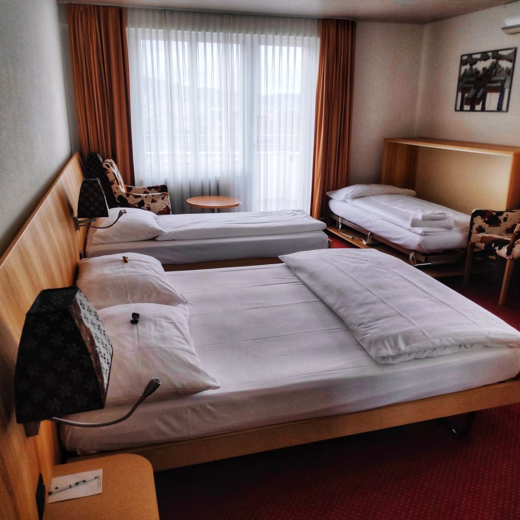 Family hotel room at the Leoneck Hotel
