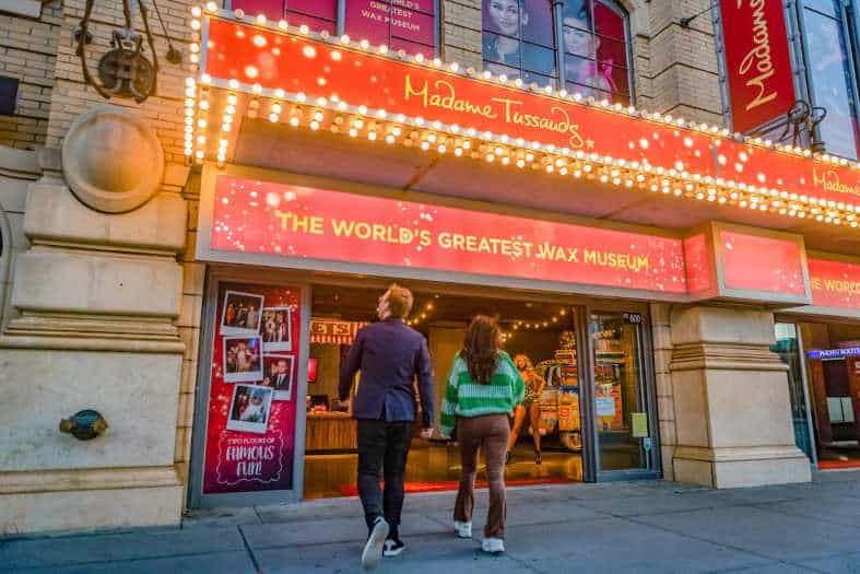 The entrance to Madame Tussauds San Francisco