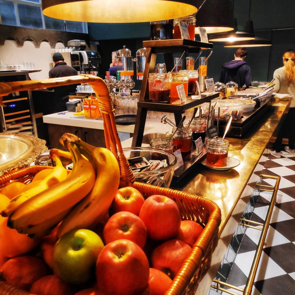 juices and fruits at Leoneck hotel in Zurich