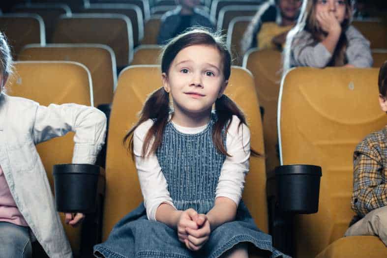 kids watching movies in the cinema in Freiburg