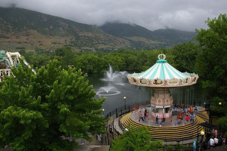 rides at a theme park near salt lake City