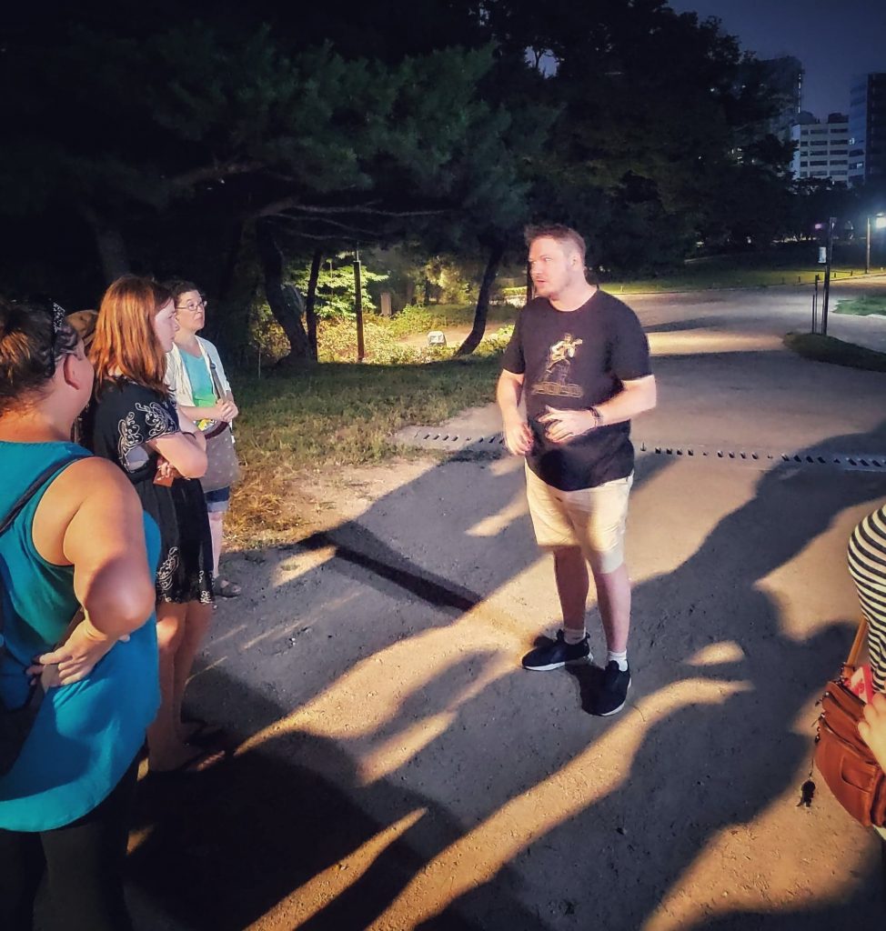 A ghost tour is one of the best things to do in Seoul with teenagers