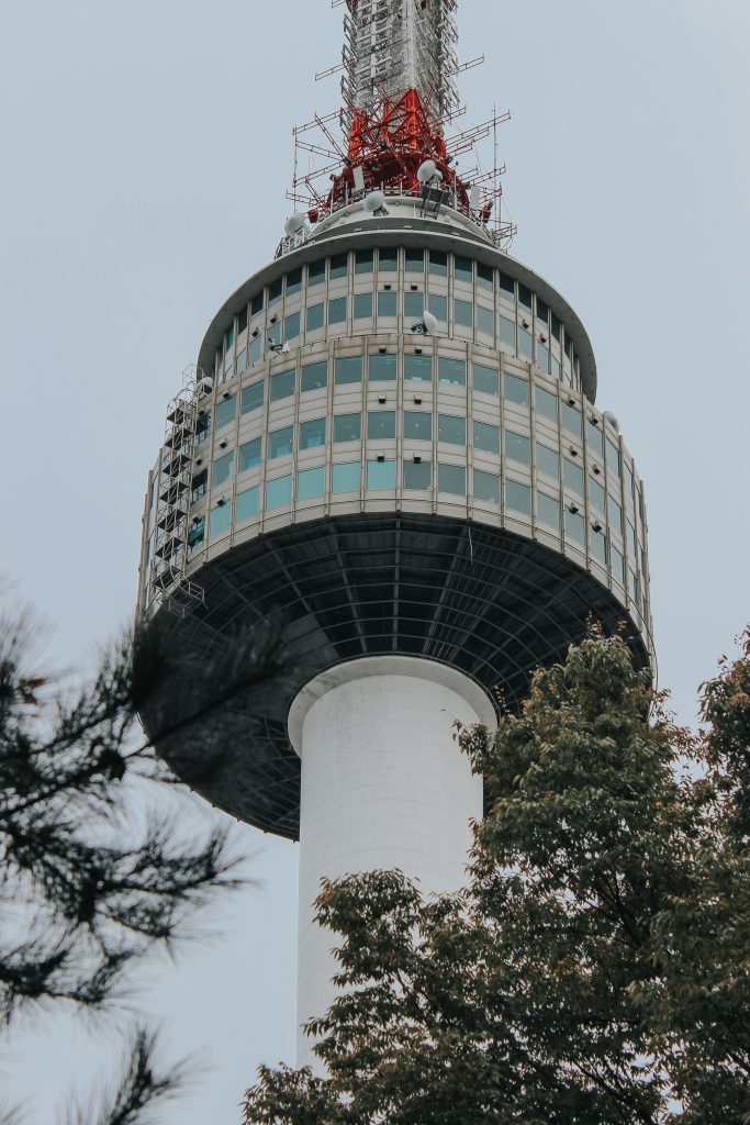 The Seoul tv tower