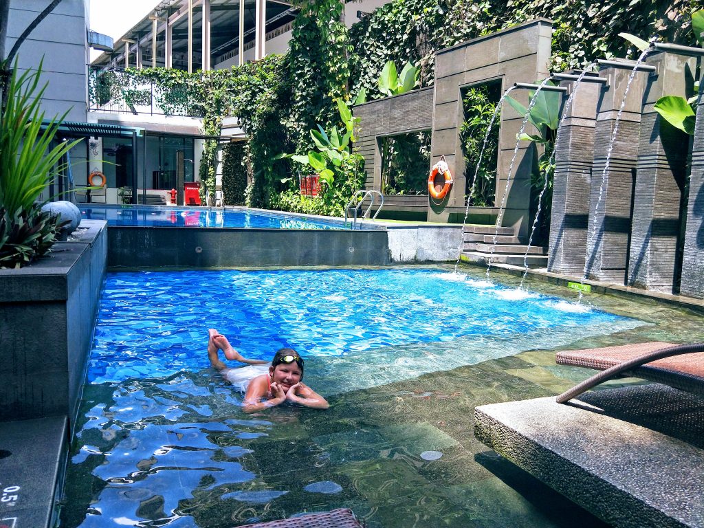 in the pool in bandung