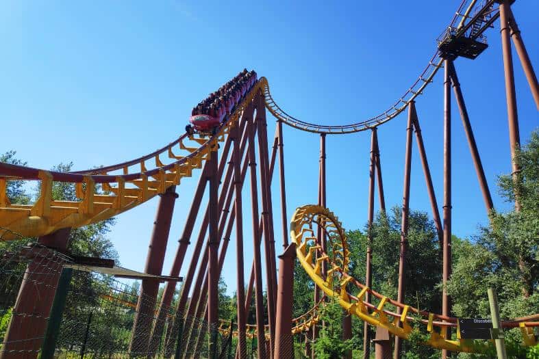 families enjoying a day of excitement and adventure at Parc Astérix in Paris