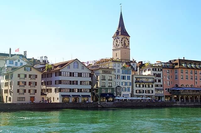 picturesque city of Zurich