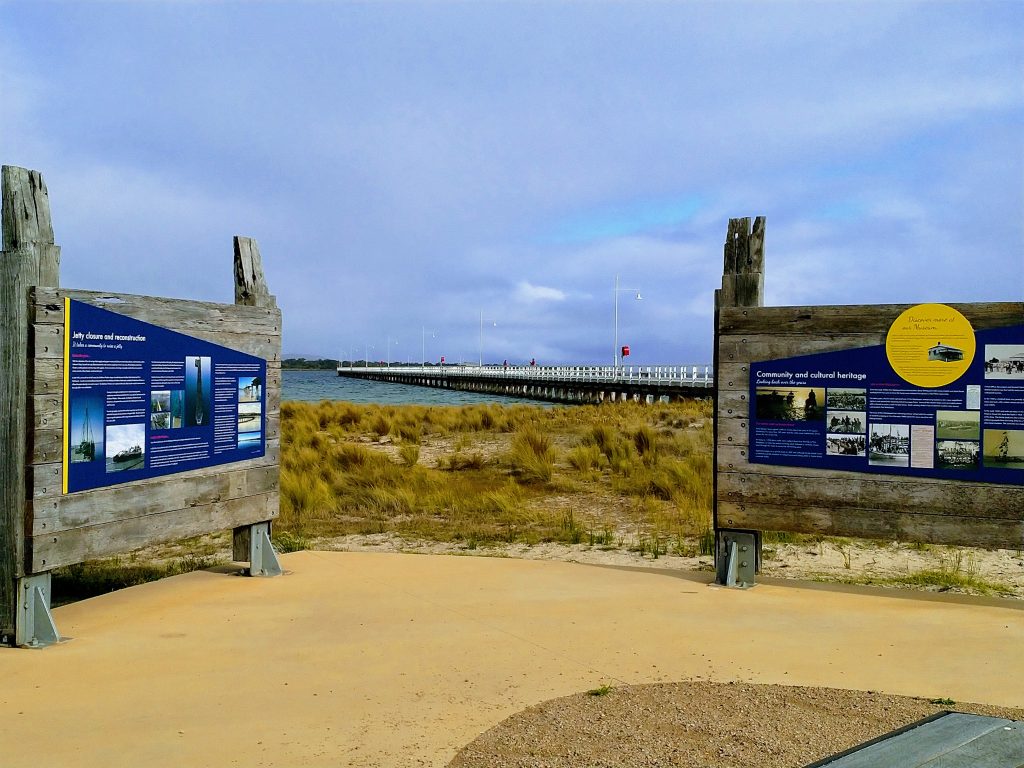 coastal view at Long Jetty in Gippsland