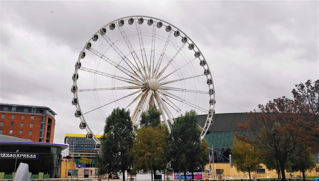 The Liverpool big wheel is a ferris wheel near Albert Dock