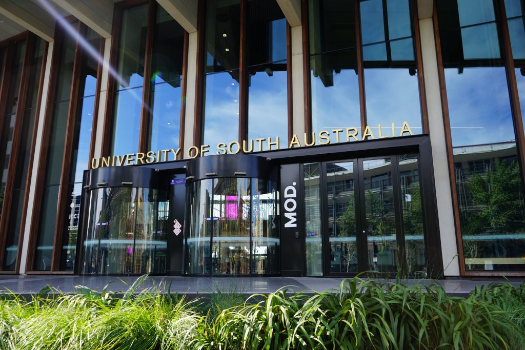 The entry point to the MOD museum in Adelaide