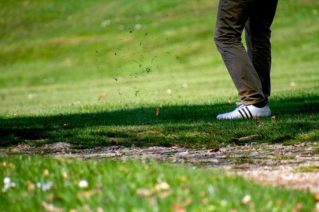 playing golf at Merimbula