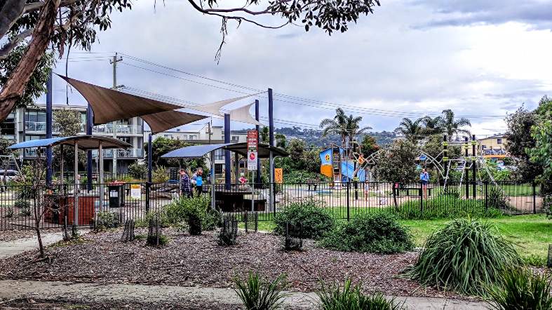 playgrounds near the beach in Merimbula