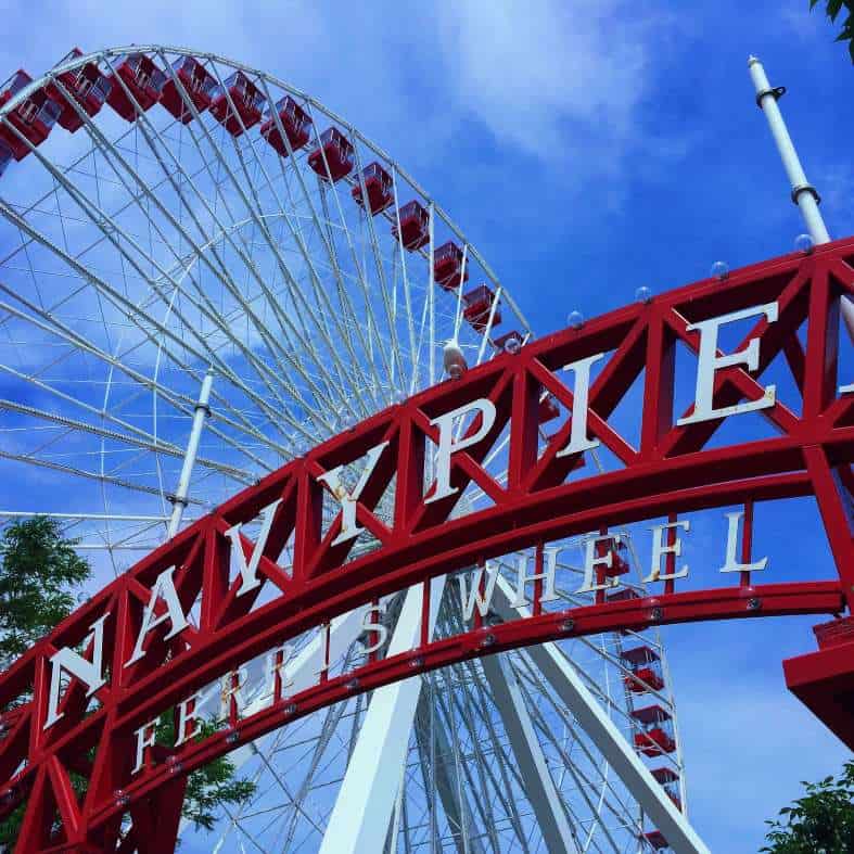 The ferris wheel at navi Park