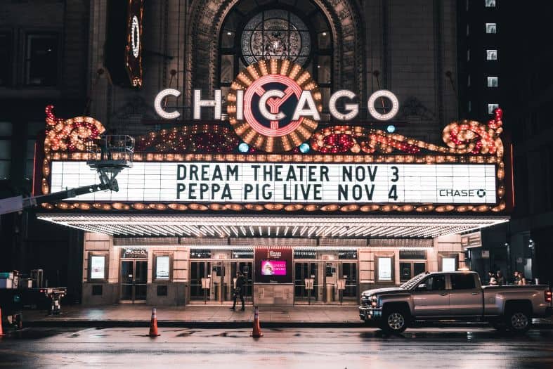 A night out at the theatre in Chicago