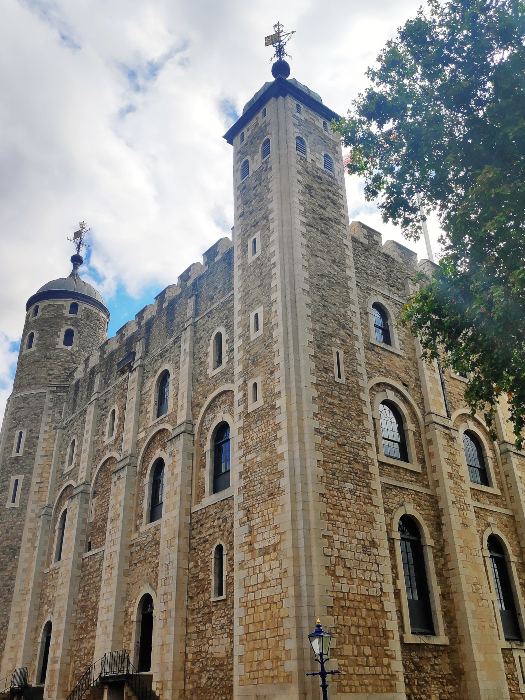 The tower of London is the oldest castle in England, popular with families and teenagers visiting E