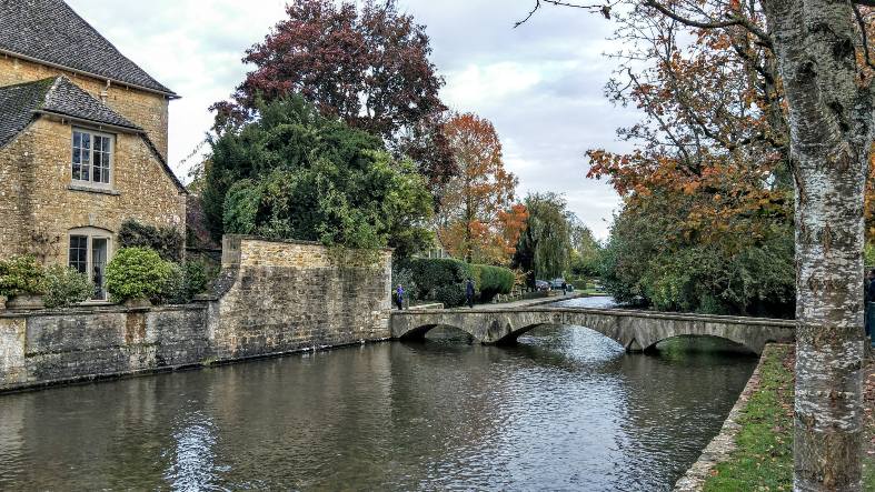 Bourton-on-the-Water is in the Cotswalds