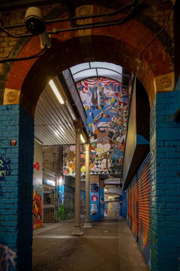 streetv art in a laneway in Brixton London