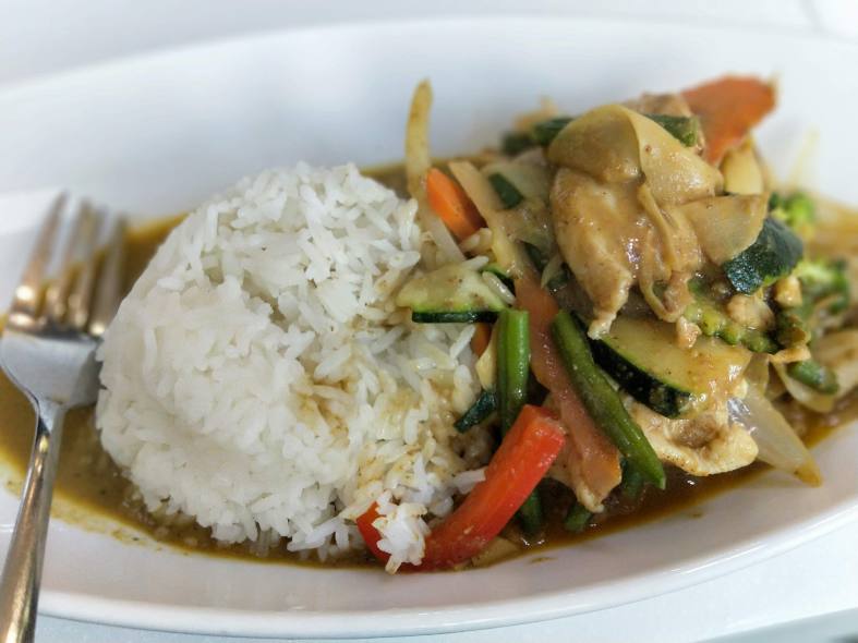 Thai green curry served up in Munich