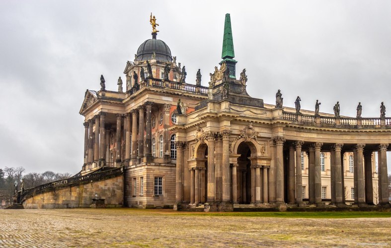 one of the many historic buildings in Potsdam Germany