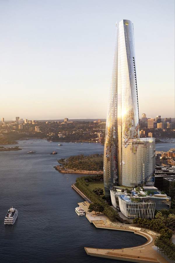 Crown casino and crown sky deck at Darling Harbour Sydney