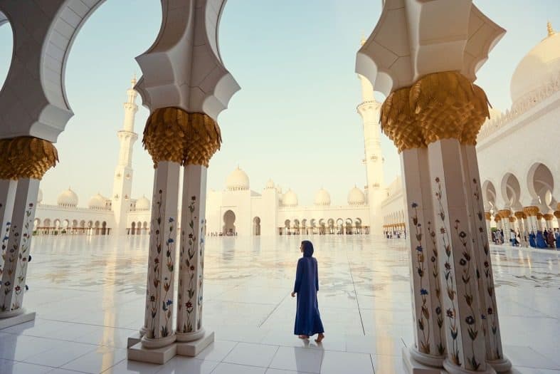 The buildings of Abu Dhabi make for great day trip from Dubai