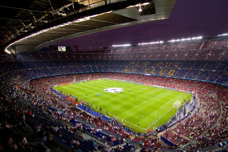 The Camp Nou in Barcelona