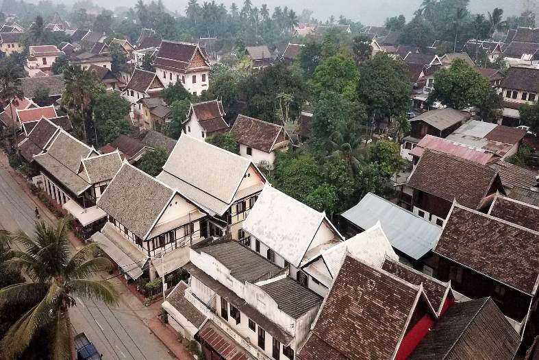 UNESCO world heritage neighbourhood in Luang Prabang